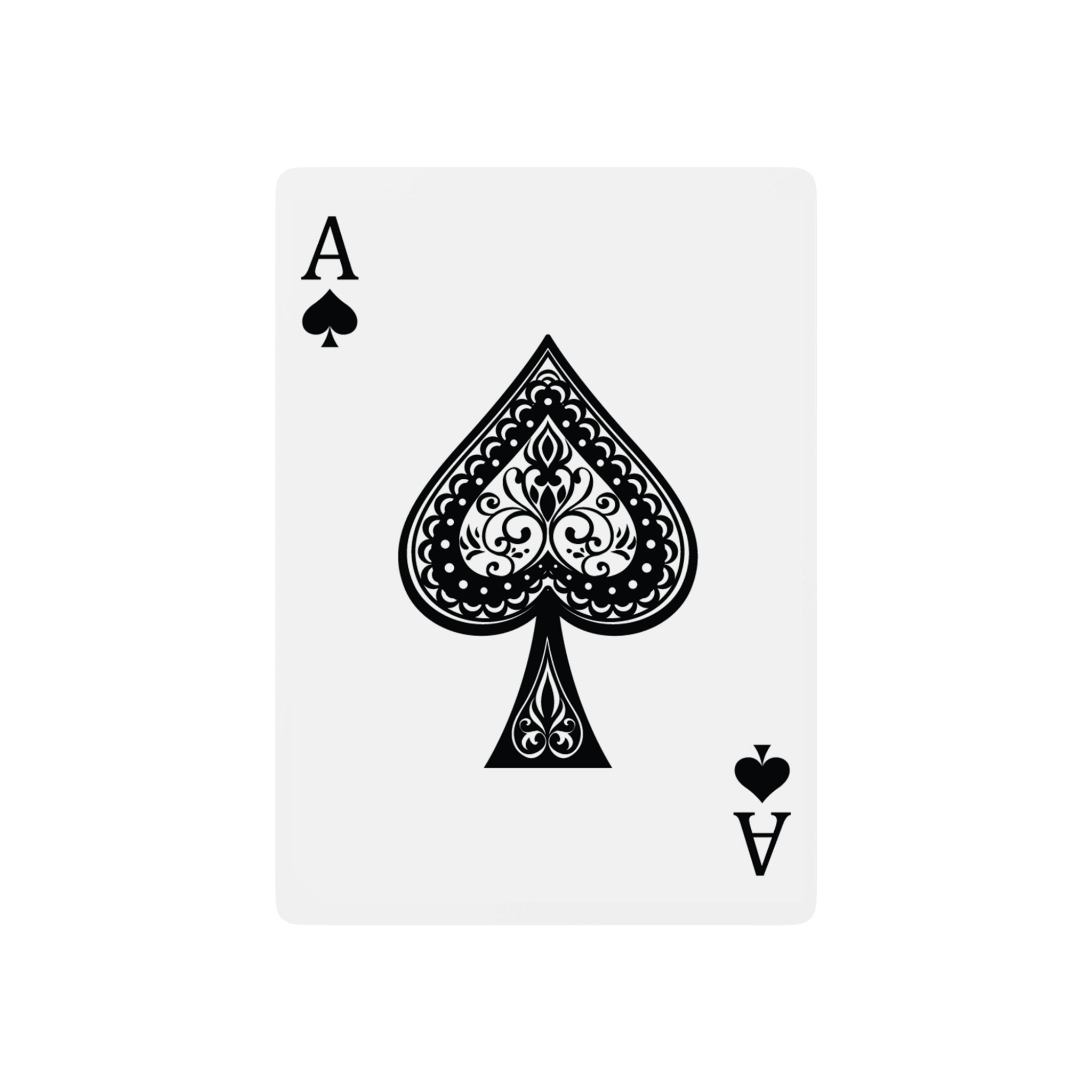Pentagram Poker Playing Cards – Gothic Spade Ace Card Deck